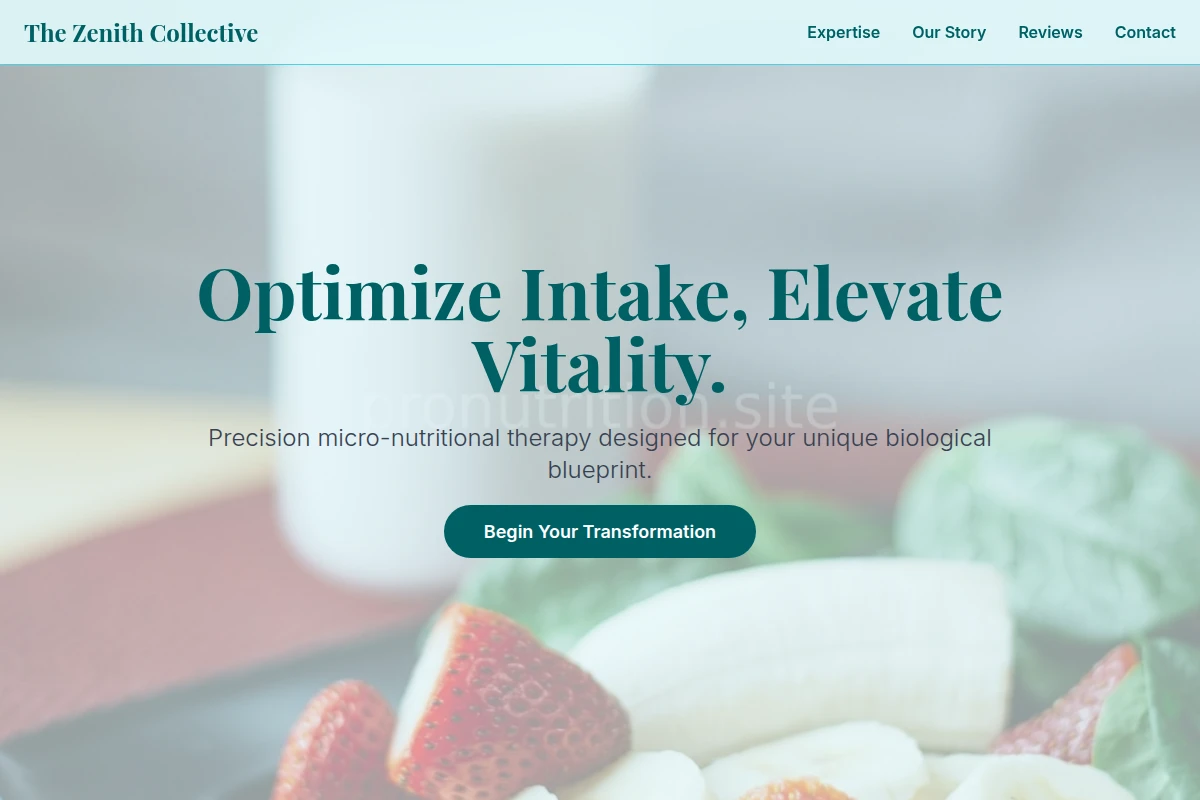Micro Nutritional Therapy